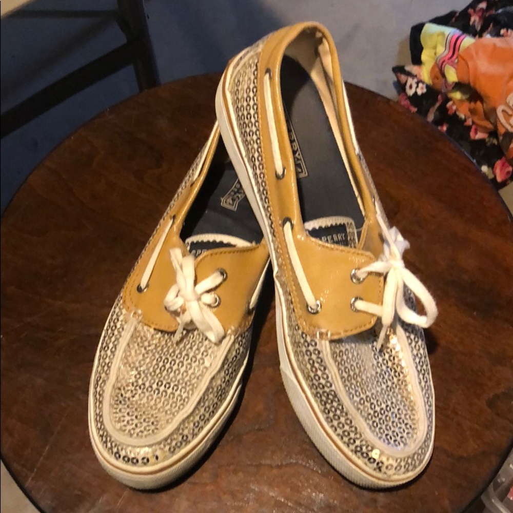 Sequin Sperry Topsider